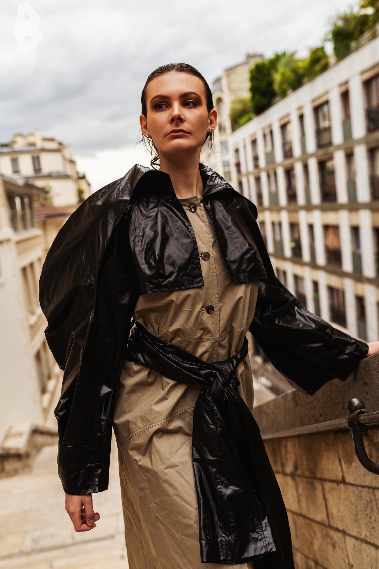 Trench Coat long Multitask Femme