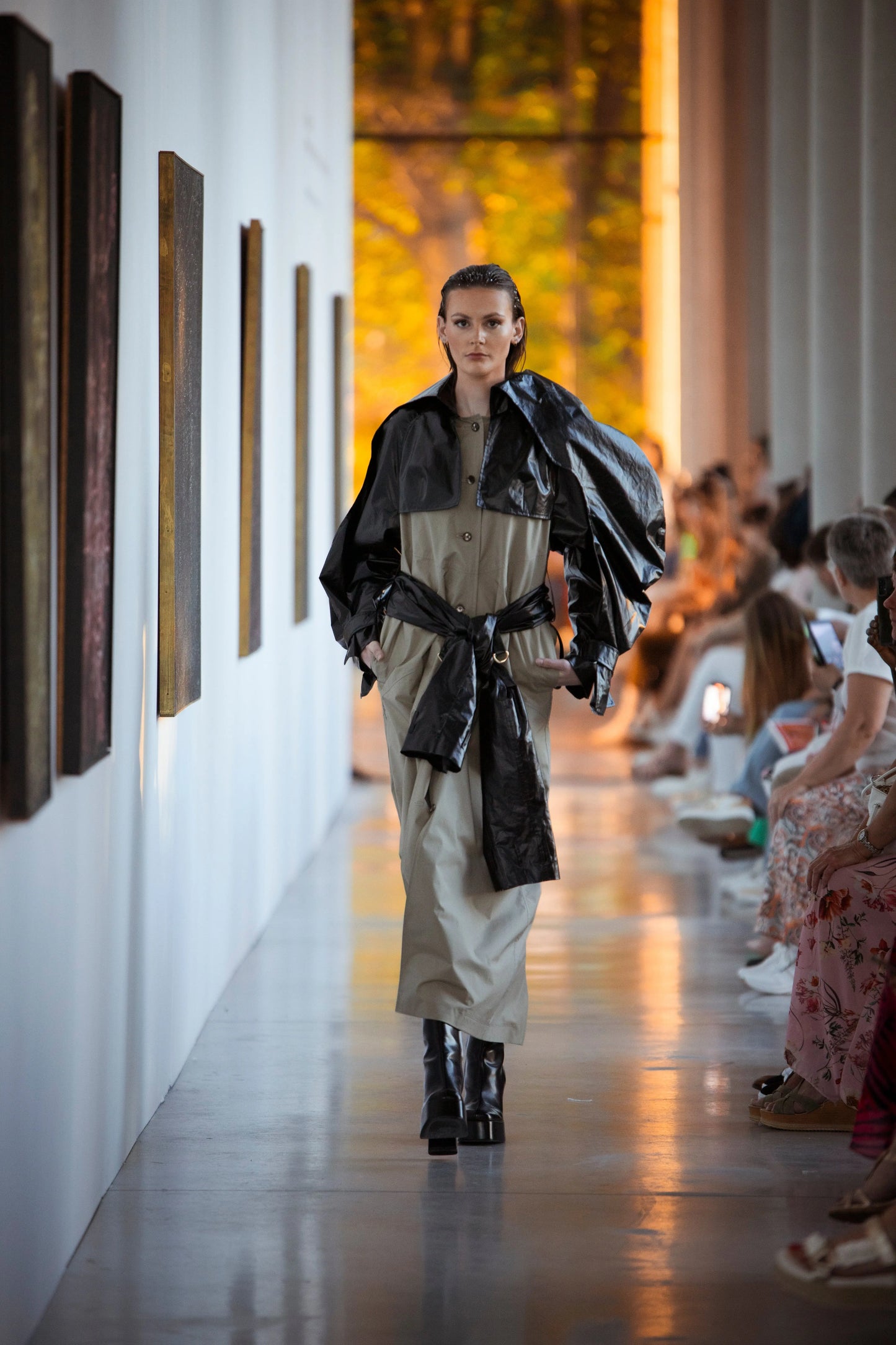 Trench Coat long Multitask Femme