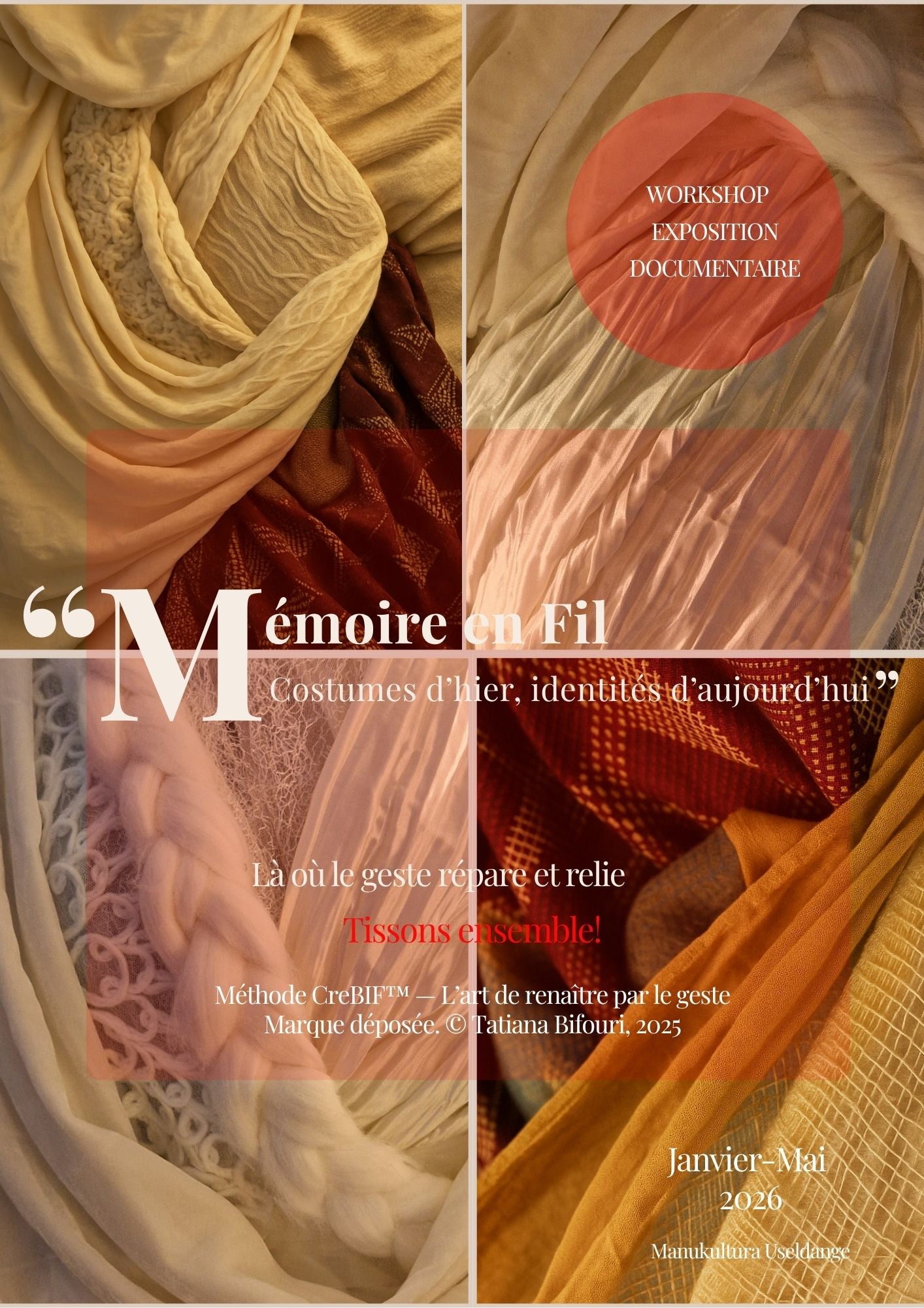 Mémoire en Fil – Costumes d’hier, identités d’aujourd’hui : Atelier créatif et durable